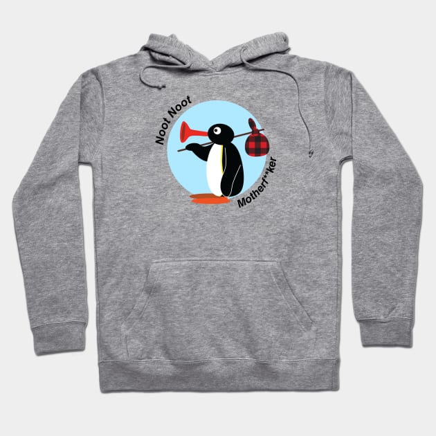 Pingu - Noot Noot, Mofo Hoodie by stickerfule